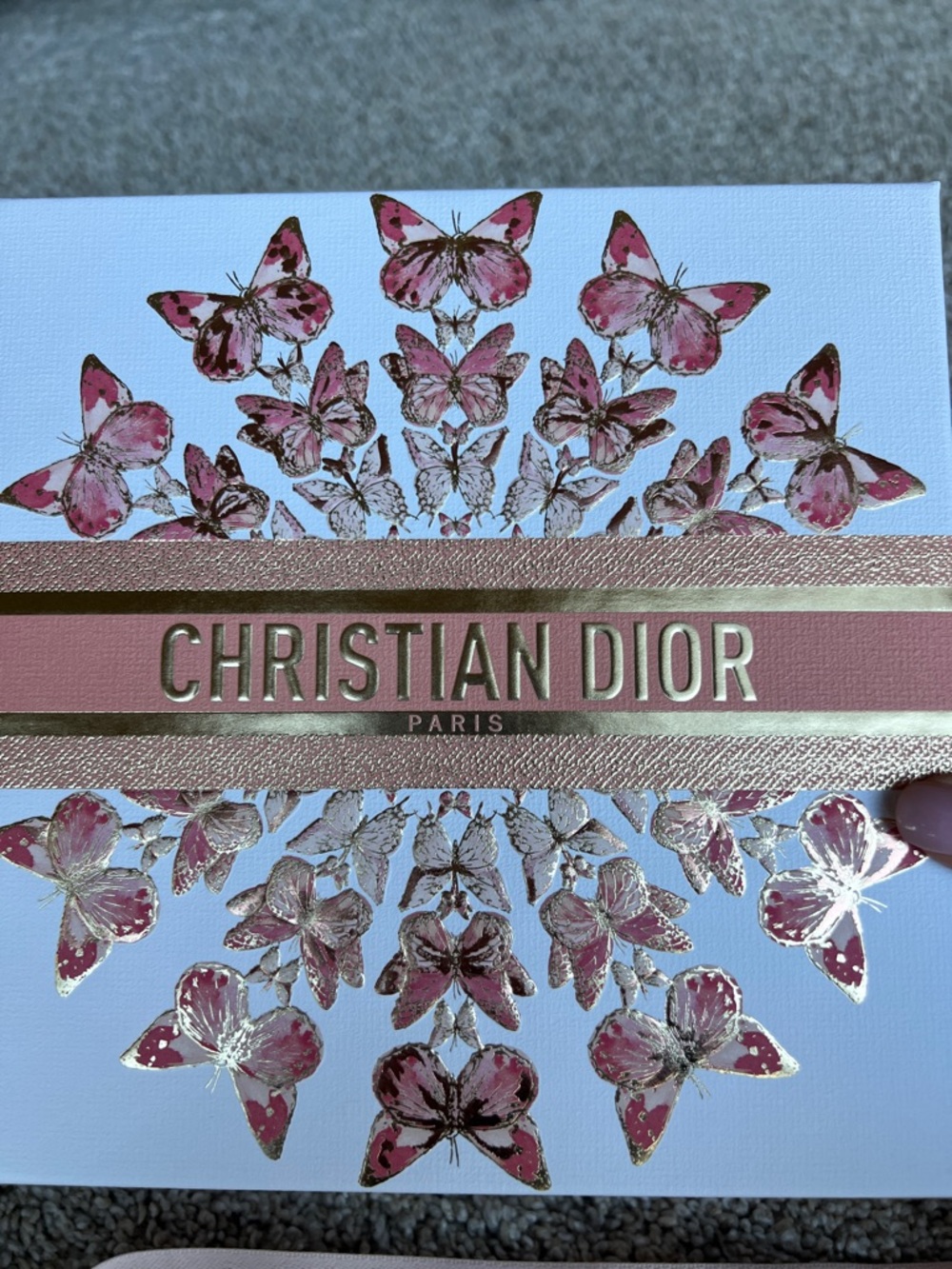 Christian Dior Butterfly Box, card and ribbon - Picture 5 of 10